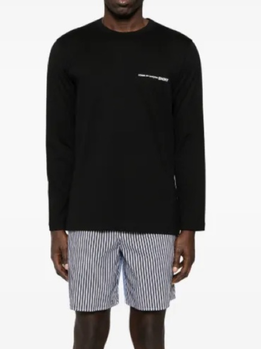 Comme Des Garçons Logo Print Long Sleeve Shirt - Picture 6 of 7